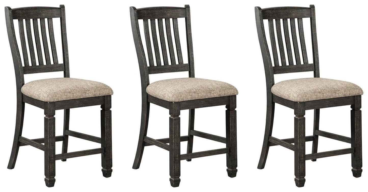 Mesa de comedor de altura de mostrador y 4 taburetes de bar Tyler Creek