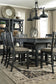 Mesa de comedor de altura de mostrador y 4 taburetes de bar Tyler Creek