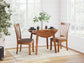 Mesa de comedor y dos sillas Berringer
