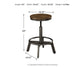 Mesa de comedor de altura de mostrador y 2 taburetes de bar Torjin