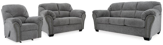 Sofá, sofá de dos plazas y sillón reclinable Allmaxx