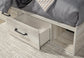 Cama doble Cambeck con 4 cajones de almacenamiento y tocador con espejo