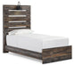 Cama doble con paneles Drystan, tocador con espejo, cómoda y mesita de noche