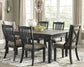 Mesa de comedor y 6 sillas Tyler Creek