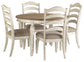 Mesa de comedor y 4 sillas Realyn