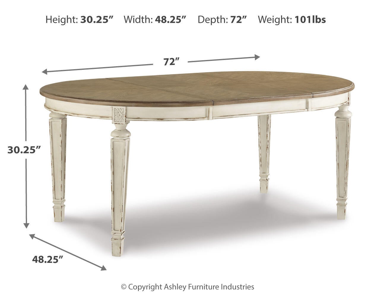 Mesa de comedor y 4 sillas Realyn