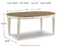 Mesa de comedor y 4 sillas Realyn