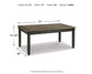 Mesa de comedor y 6 sillas Tyler Creek