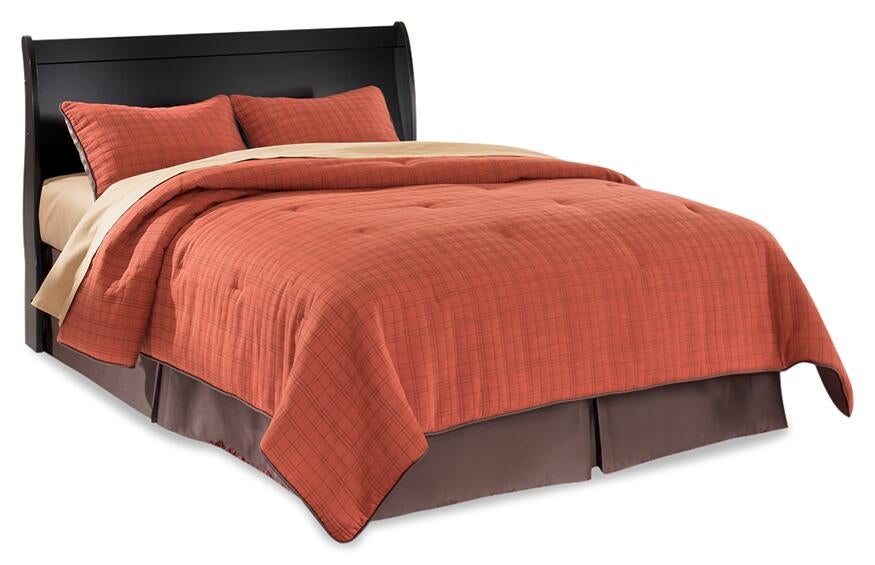 Cabecero de cama Queen con tocador con espejo Huey Vineyard