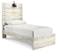 Cama doble Cambeck con tocador con espejo, cómoda y mesita de noche