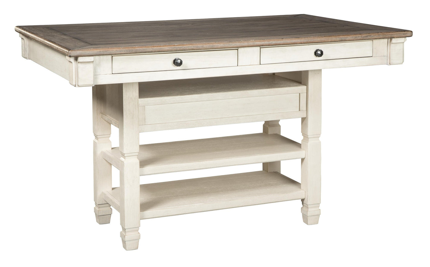 Mesa de comedor de altura de mostrador y 6 taburetes de bar de Bolanburg