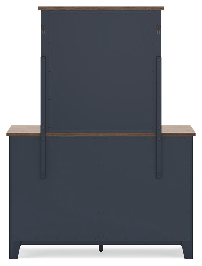 Landocken Queen Panel Bed, Dresser, Mirror and Nightstand