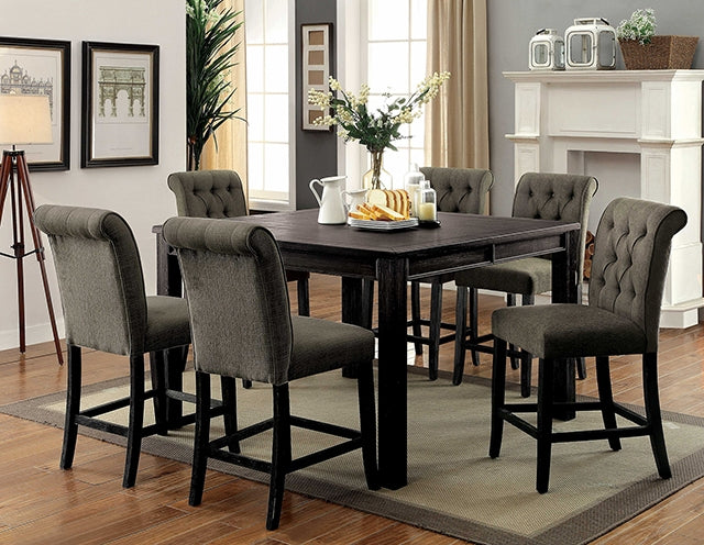 Sania - 7 Pc Counter Ht Table Set