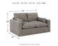 Sofá de dos plazas dramático