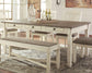 Mesa de comedor y 4 sillas de Bolanburg