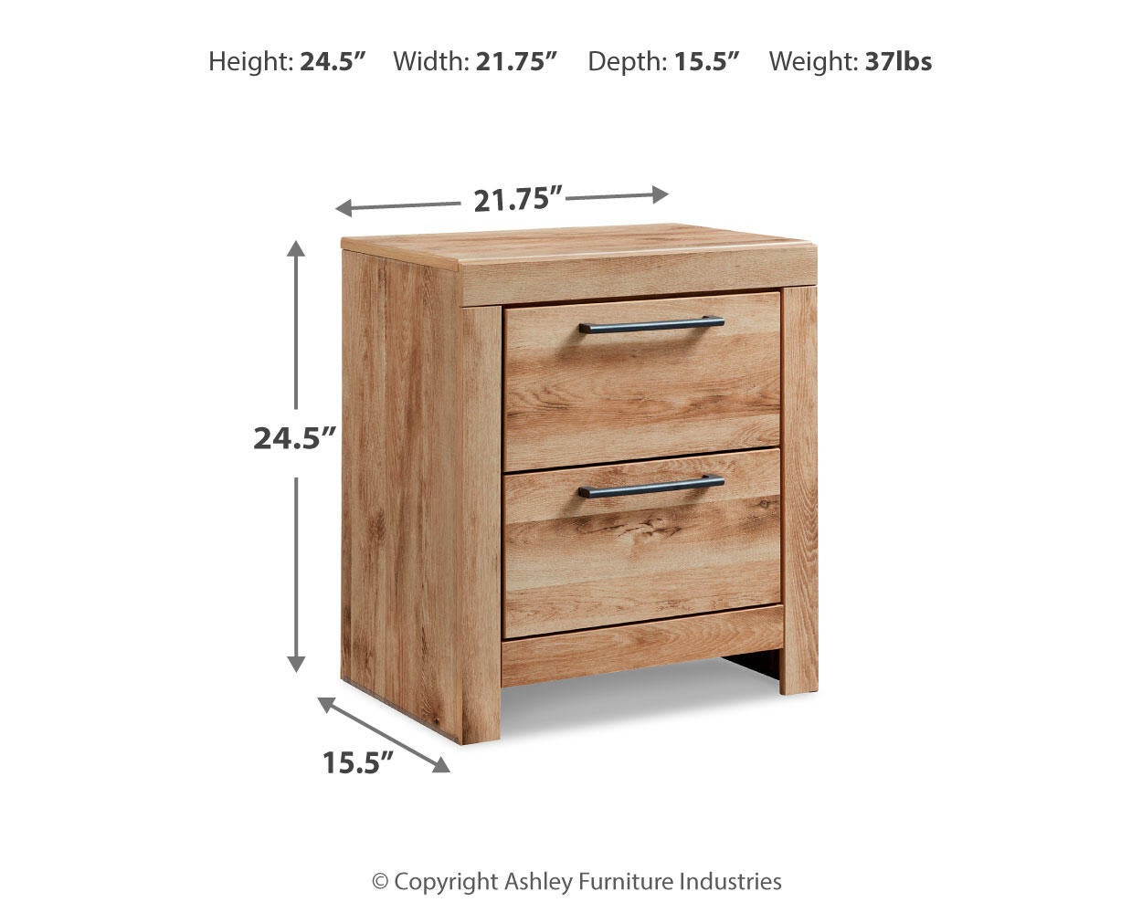 Hyanna Twin Panel Bed with 2 Side Storage, Dresser, Mirror, Chest and Nightstand
