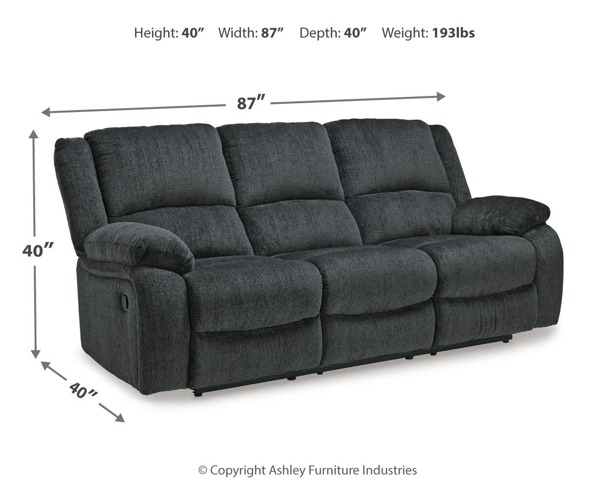 Sofá reclinable Draycoll