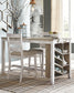 Mesa de mostrador Skempton RECT con espacio de almacenamiento