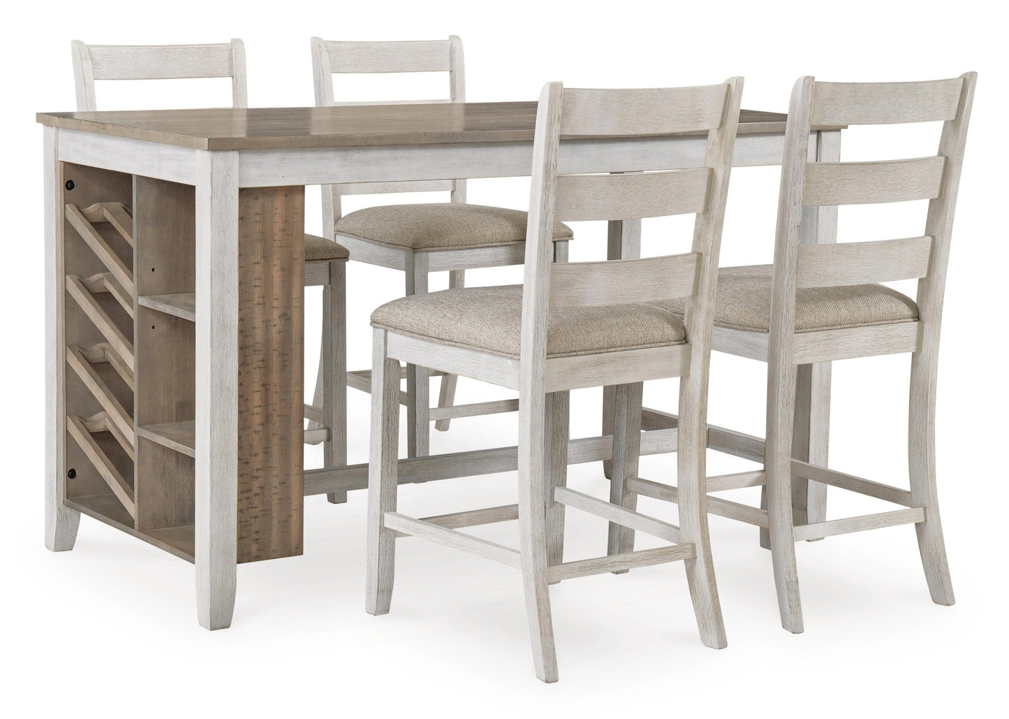 Mesa de mostrador Skempton RECT con espacio de almacenamiento