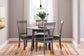 Silla auxiliar UPH de Shullden Dining (2 piezas)