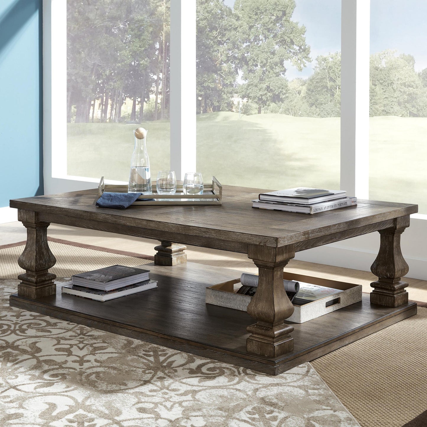 Mesa de cóctel rectangular Johnelle