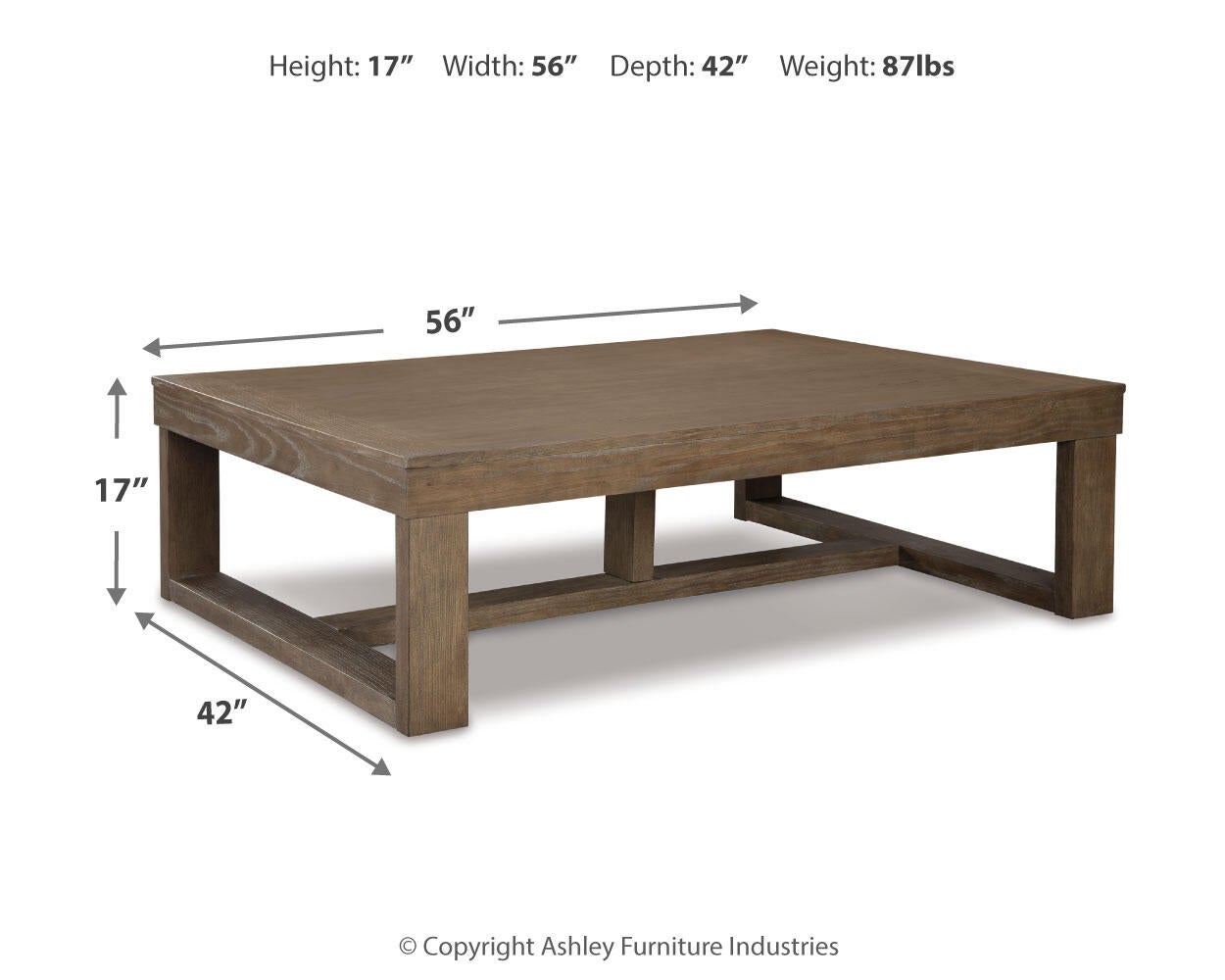 Cariton Rectangular Cocktail Table