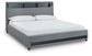 Finigale California King Upholstered Bed with Wireless Audio