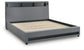 Finigale King Upholstered Bed with Wireless Audio