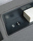 Finigale King Upholstered Bed with Wireless Audio