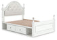 Kozlani Full Upholstered Panel Storage Bed