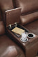 DeepWakes 5-Piece Reclining Sectional with Double Chaise and Storage Consoles