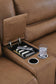 DeepWakes 4-Piece Reclining Sectional with Chaise and Storage Console