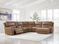 DeepWakes 6-Piece Power Reclining Sectional with Chaise