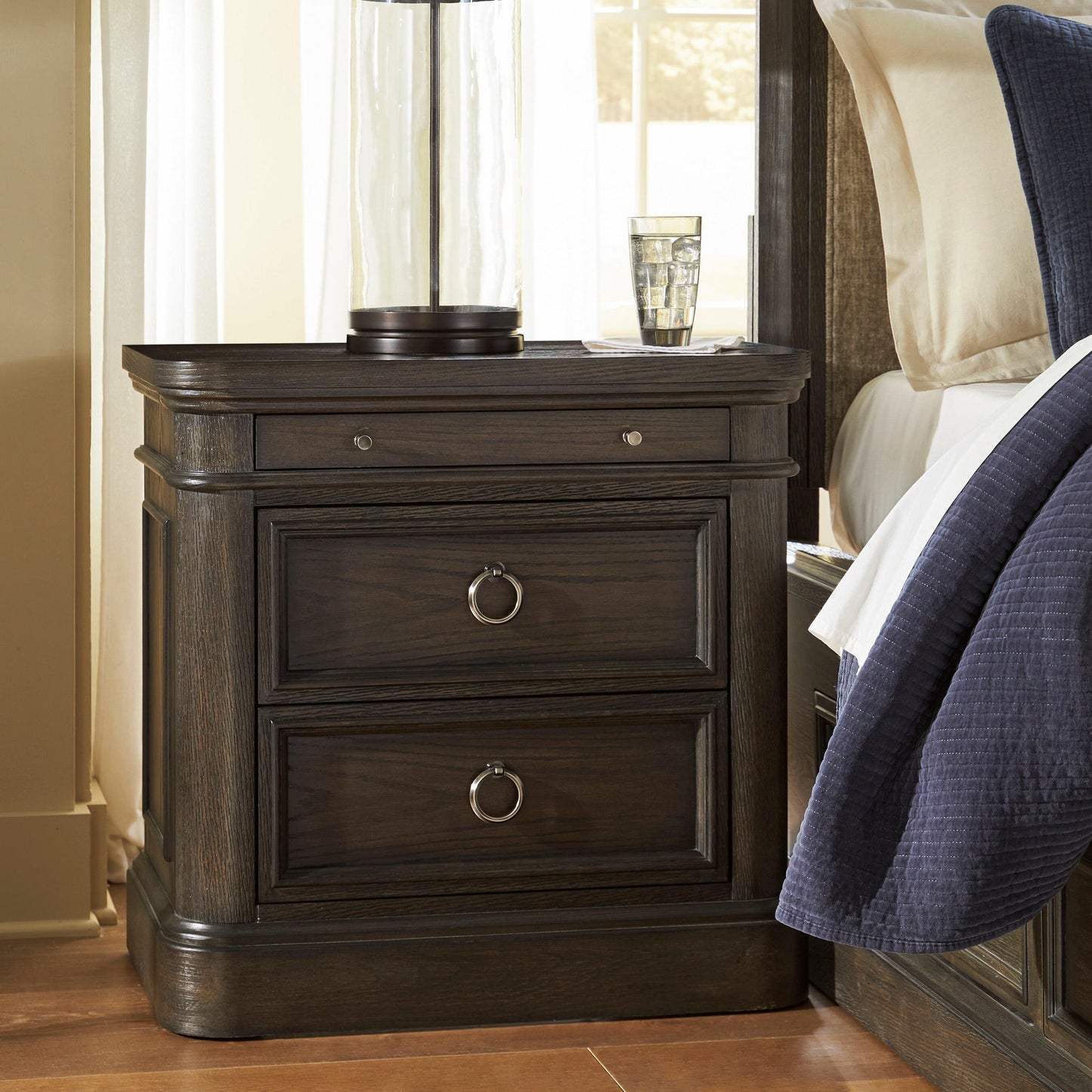 Wickenger Two Drawer Night Stand