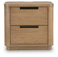 Pamaria Two Drawer Night Stand