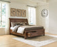 Zackaryn California King Sleigh Storage Bed