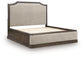 Wickenger California King Upholstered Panel Bed