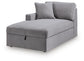 Modmax 8-Piece Sectional with Storage Chaise and Audio Consoles