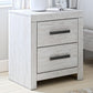 Cayboni Two Drawer Night Stand