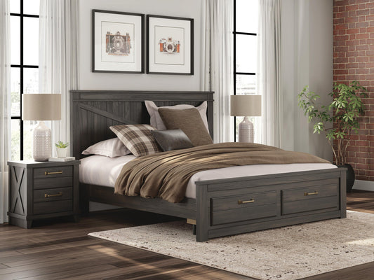 Vonitta Bay King Panel Storage Bed