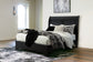 Chylanta Queen Sleigh Bed with Mirrored Dresser, Chest and 2 Nightstands