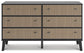 Charlang Full Panel Platform Bed with Dresser, Chest and 2 Nightstands