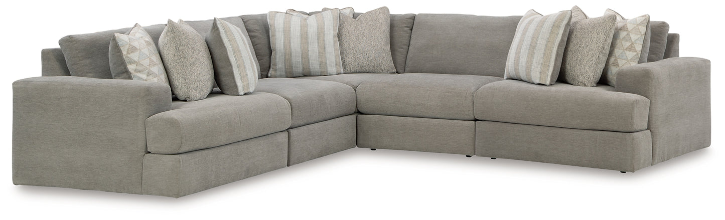 Avaliyah 5-Piece Sectional with Ottoman