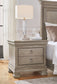 Lexorne King Sleigh Bed with Mirrored Dresser, Chest and Nightstand