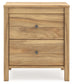 Bermacy Two Drawer Night Stand